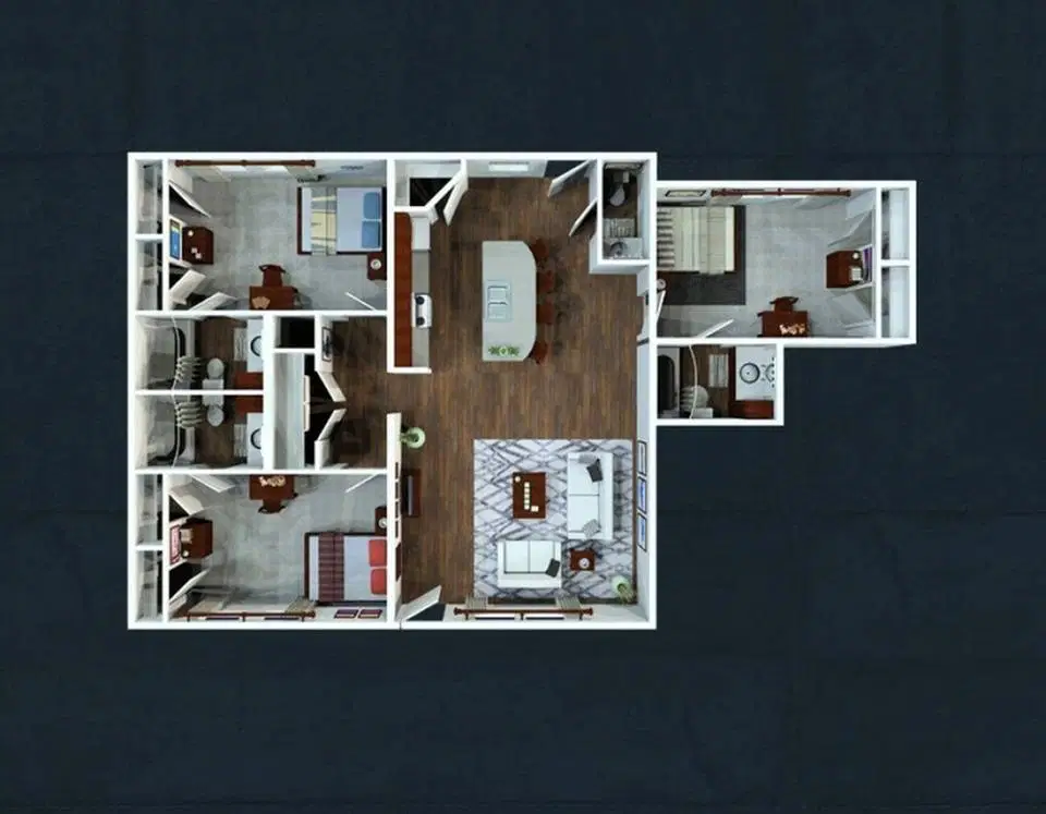 The Maddox, Lubbock – 3 Bedroom 3.5 Bathroom