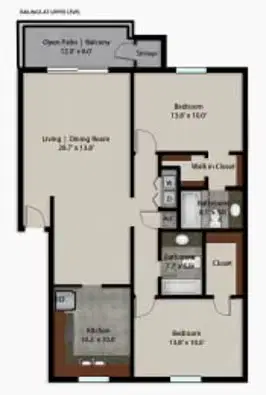 Palmera Pointe, Tampa – 2 Bed 2 Bath