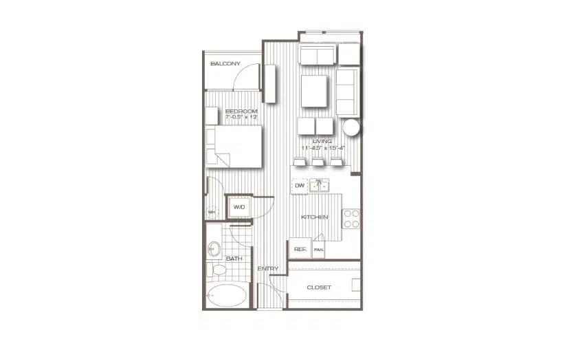 City Place Montrose Apartments, Houston – Studio