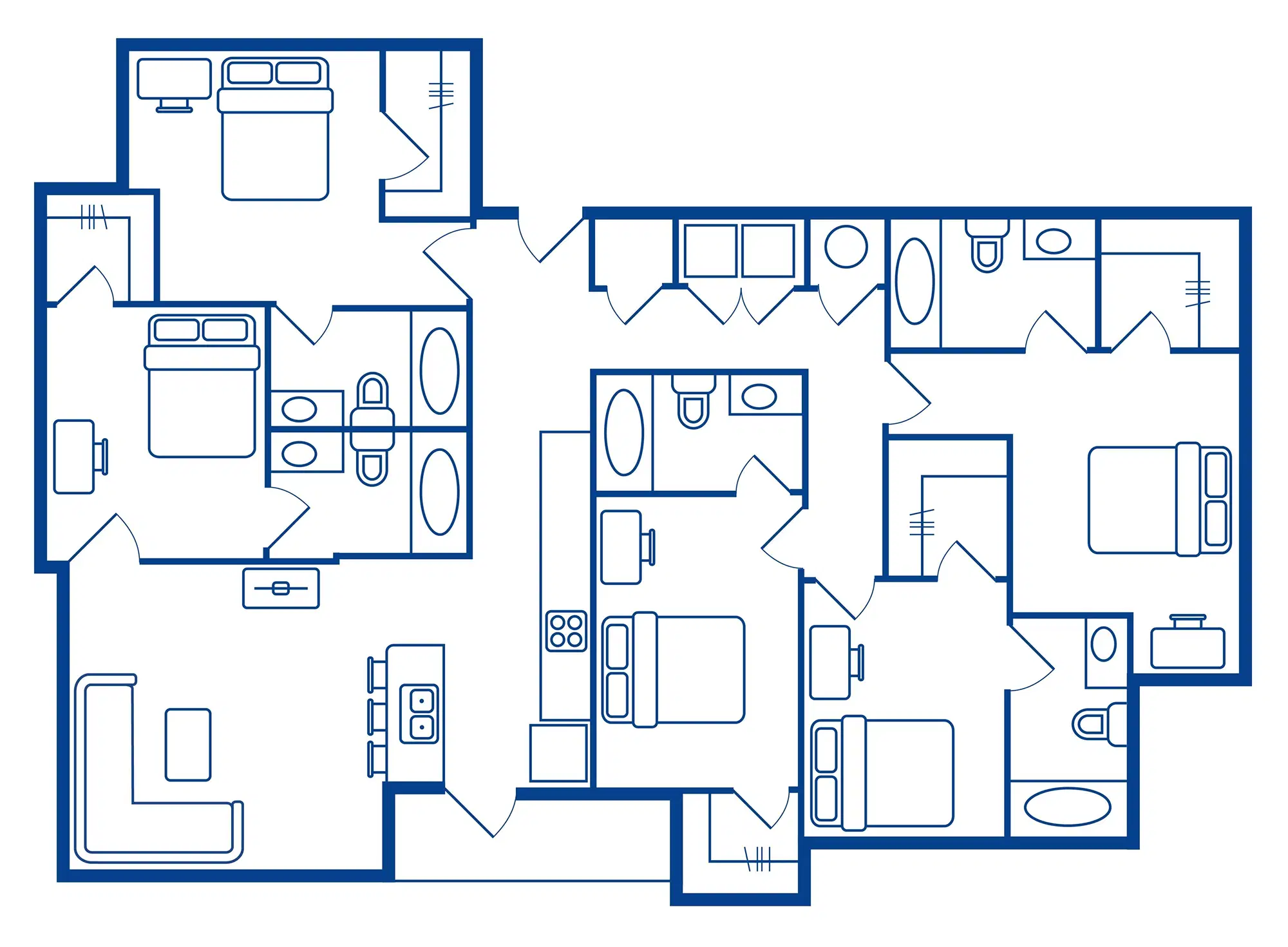 Lark Northgate, College Station – 5 Bed 5 Bath