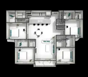 Vue Tampa, Tampa – 4 Bed 4.5 Bath