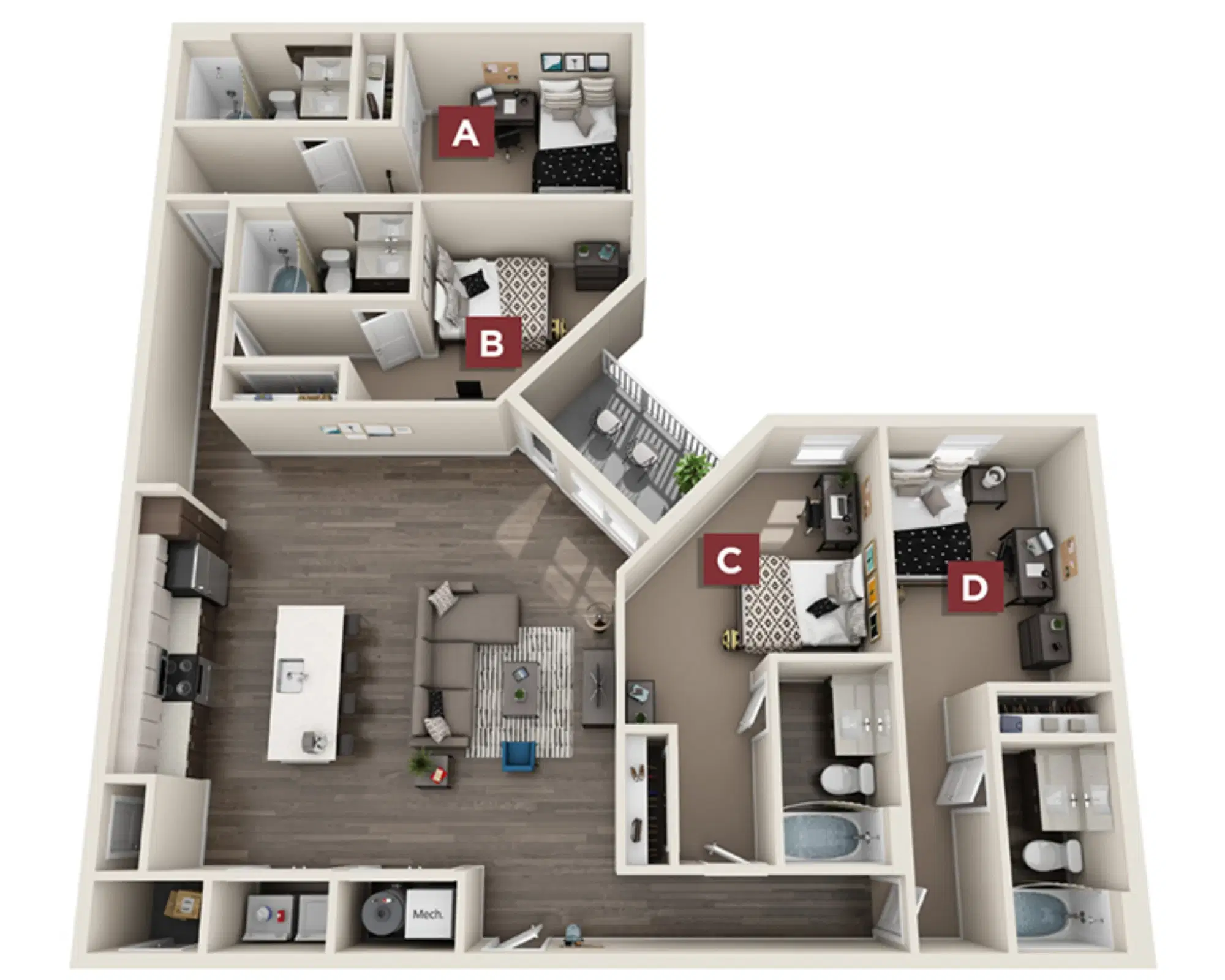 Standard Flagstaff, Flagstaff – The Elm Room in 4 Bedroom 4 Bathroom
