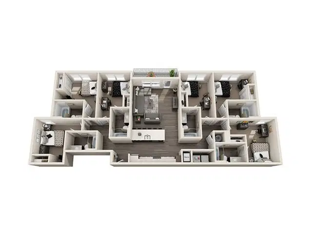 The Standard At Tallahassee, Tallahassee – The Greenwich Room in 6 Bedroom 6 Bathroom