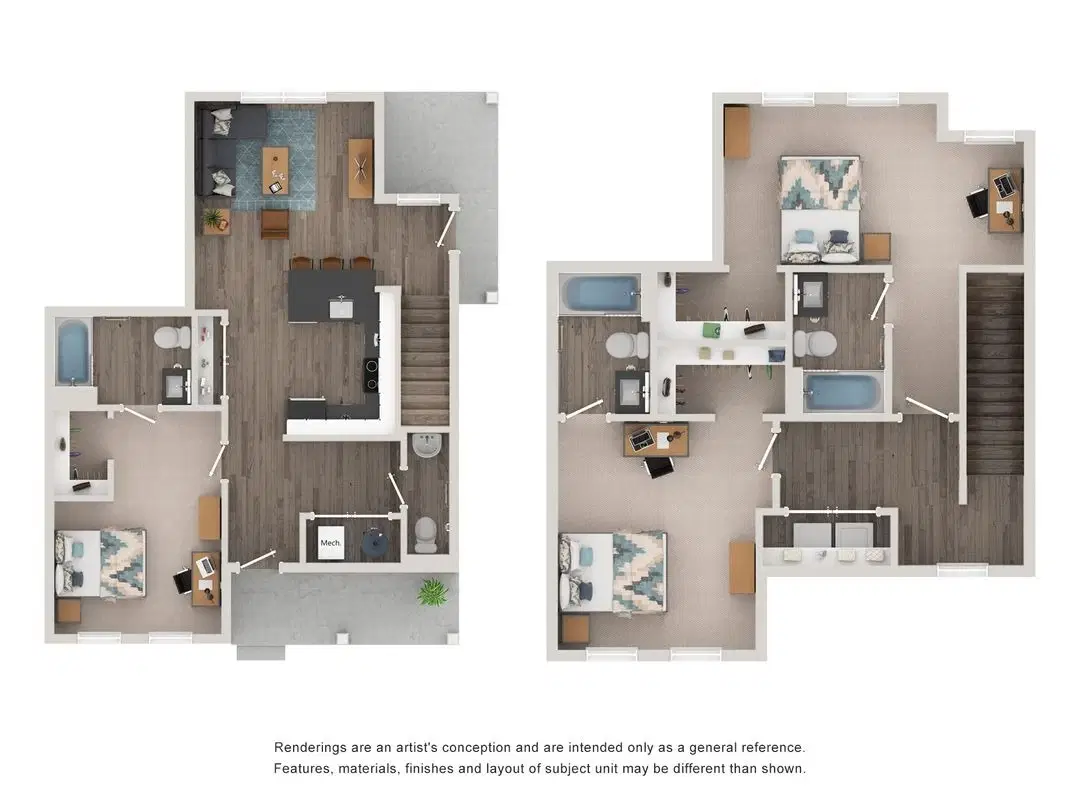 Aspen Heights Buffalo, Buffalo – Telluride Room in 3 Bedroom 3 Bathroom