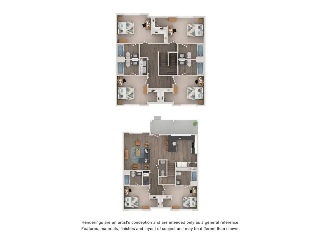Aspen Heights Buffalo, Buffalo – Durango Room in 6 Bedroom 6 Bathroom