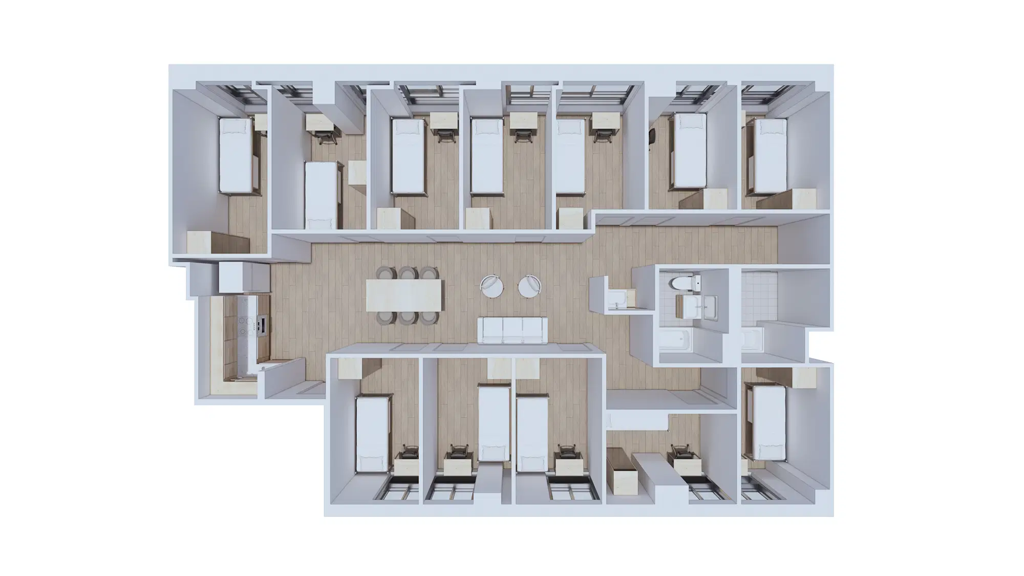 Chelsea, New York – Single in a 12 Room Unit