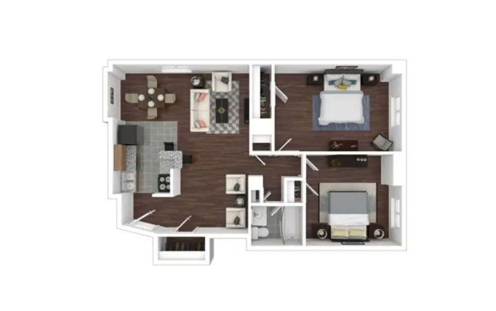 The Avenue at East Falls, Philadelphia – Two Bedroom Furnished