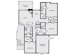 The Courts Of Bent Tree, Dallas – 3 Beds 2 Baths