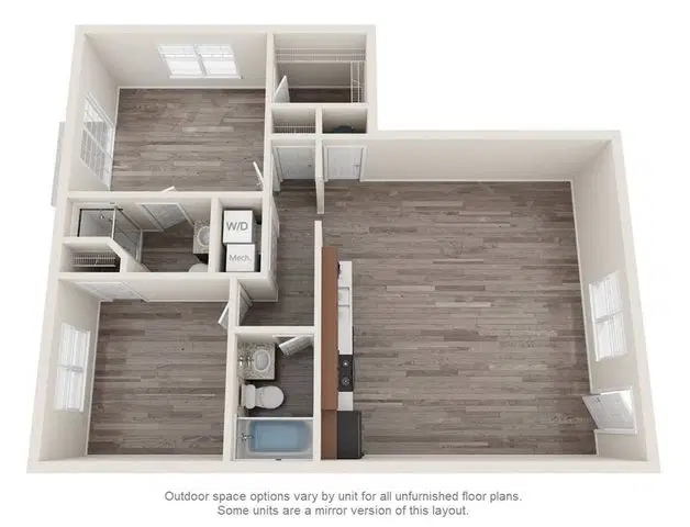 Commons At Knoxville, Knoxville – Room in 2 Bedroom 2 Bathroom | B2