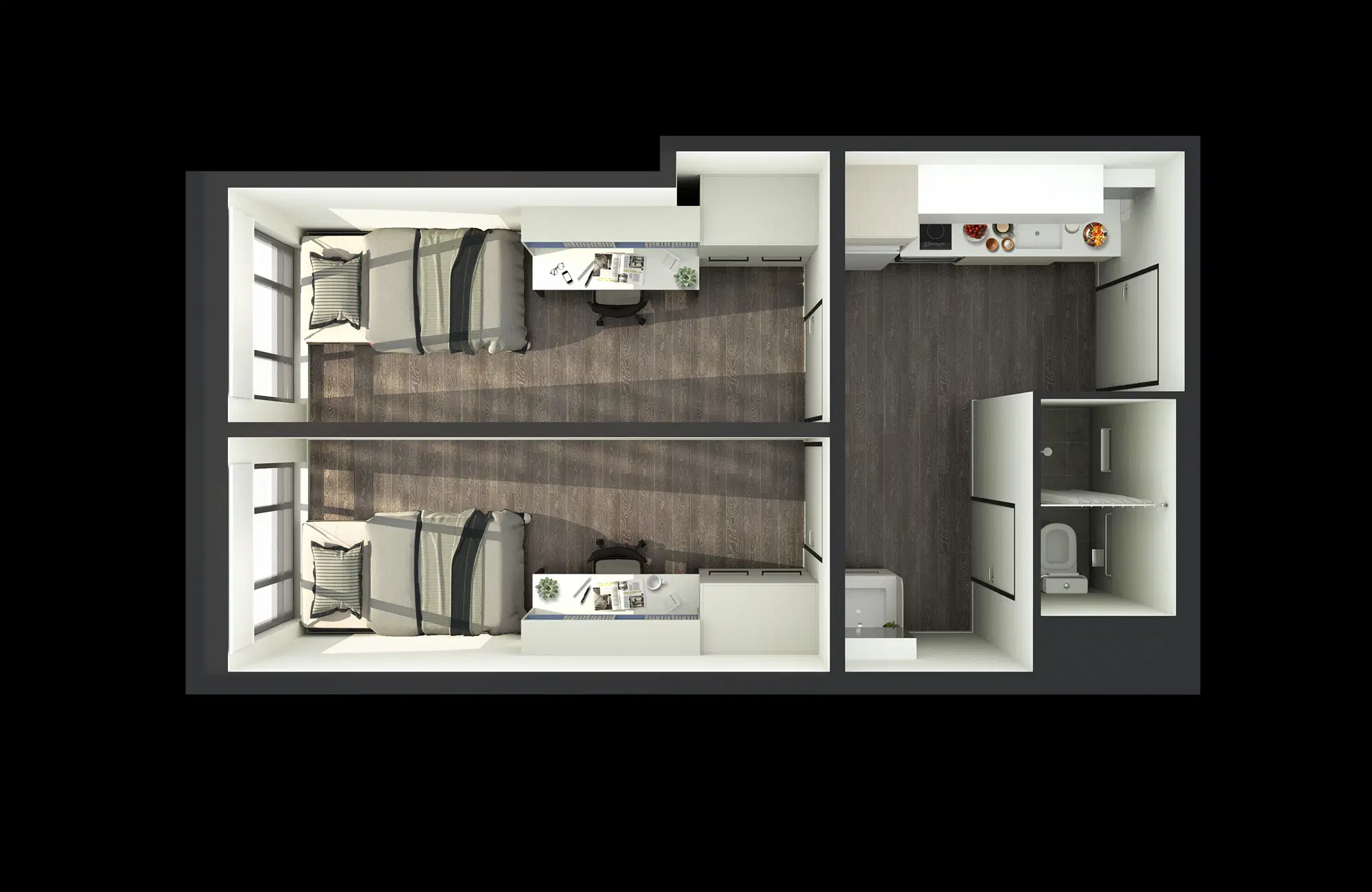 Y Suites on Margaret, Sydney – 2 Bedroom Apartment