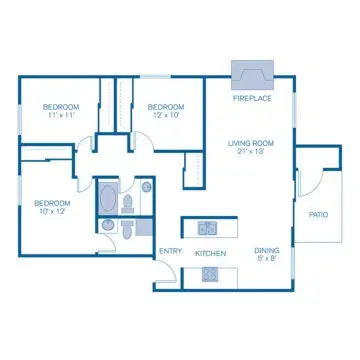 Desert Palm Village, Tempe – 3 Bed 2 Bath