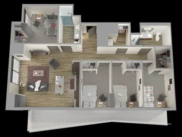 Union Tempe, Tempe – 4 Bedroom 2 Bathroom