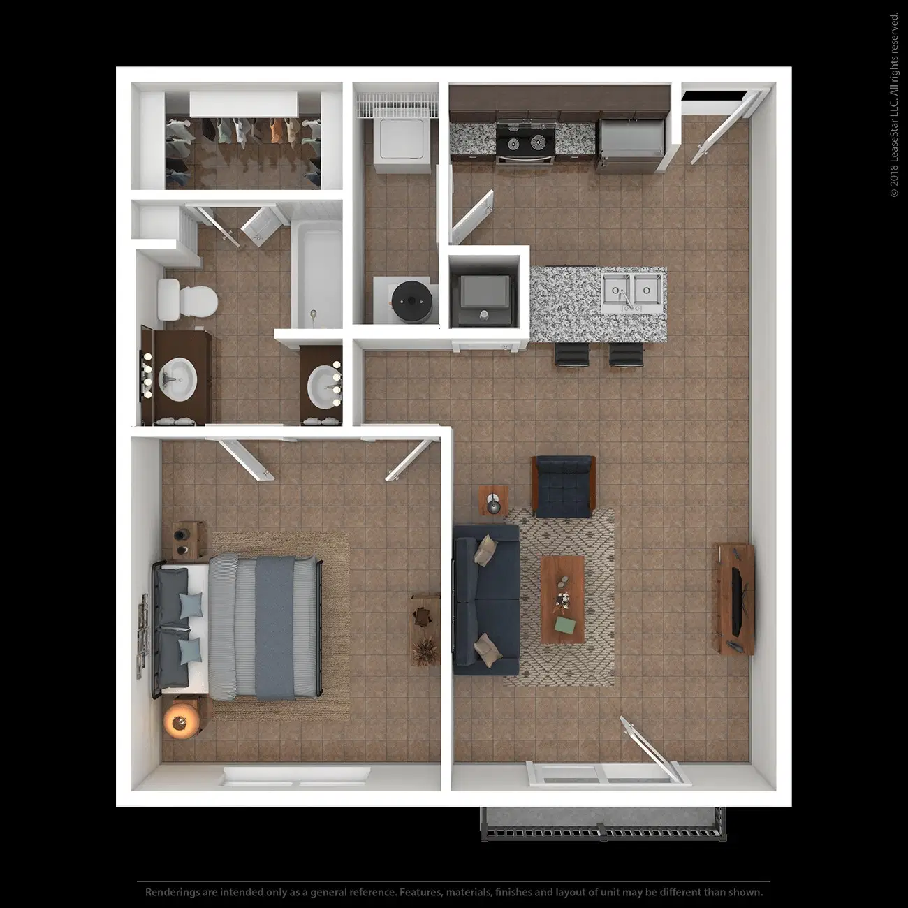 Regents West At 26th, Austin – 2 Bedroom 2 Bathroom