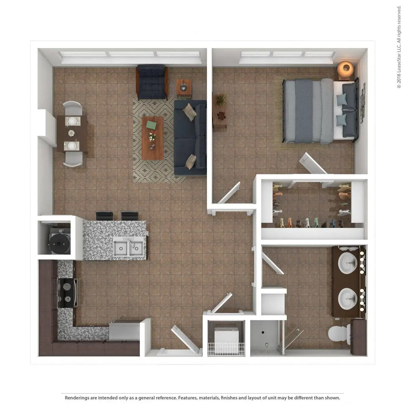 Regents West At 26th, Austin – 2 Bedroom 1 Bathroom