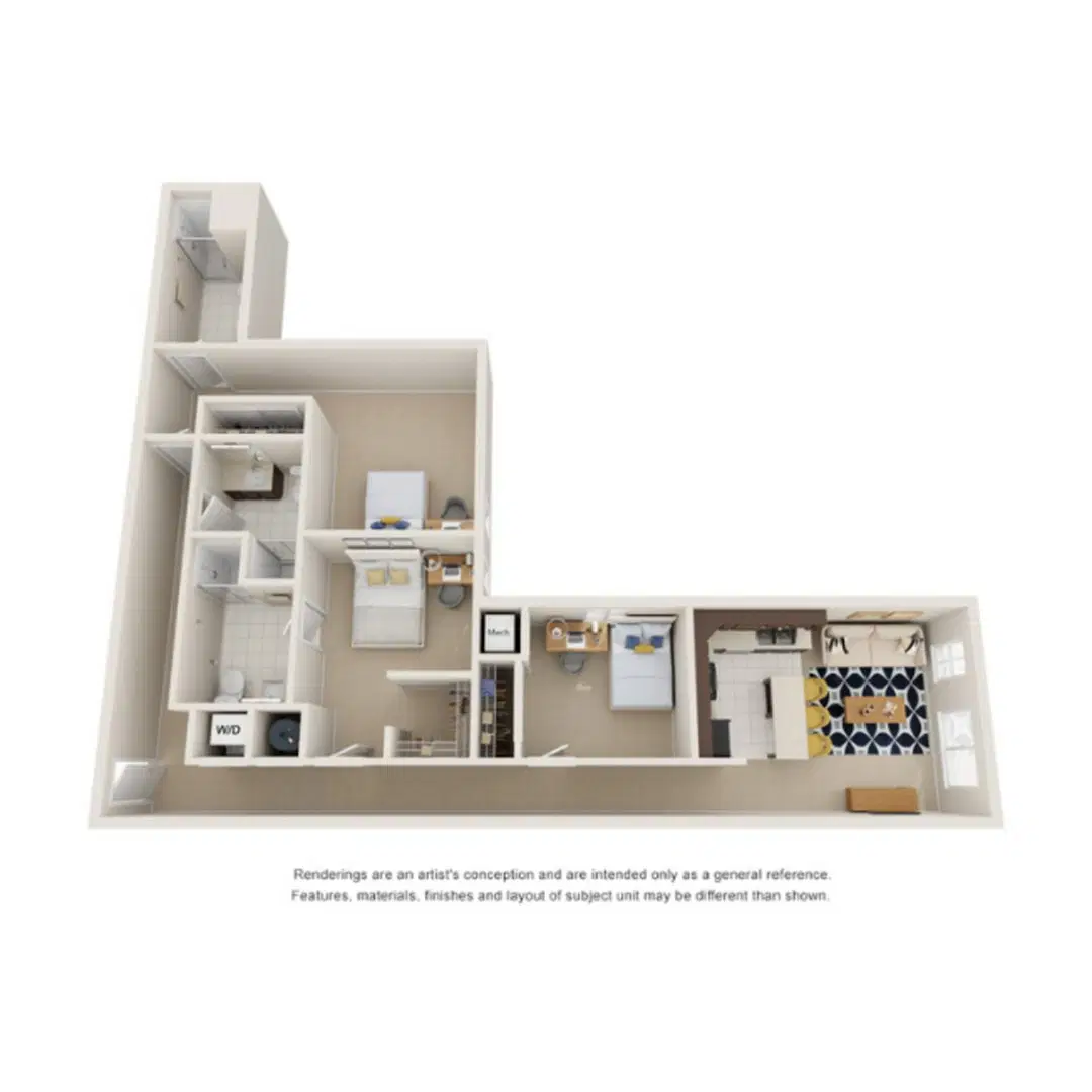 Paloma University City, Philadelphia – 3BR/3BA - Standard