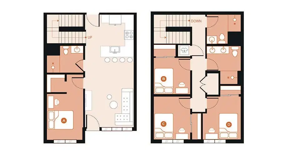 Hub on Campus Tampa, Tampa – 4 Bed 3 Bath