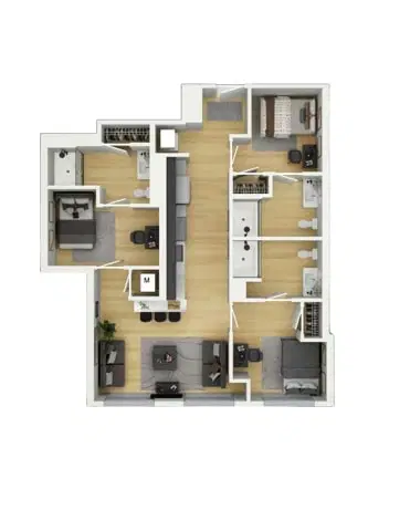 Icon, Austin – 3 Bed 3 Bath