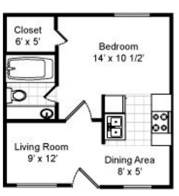 Camino Flats, Austin – 1 Bedroom 1 Bathroom