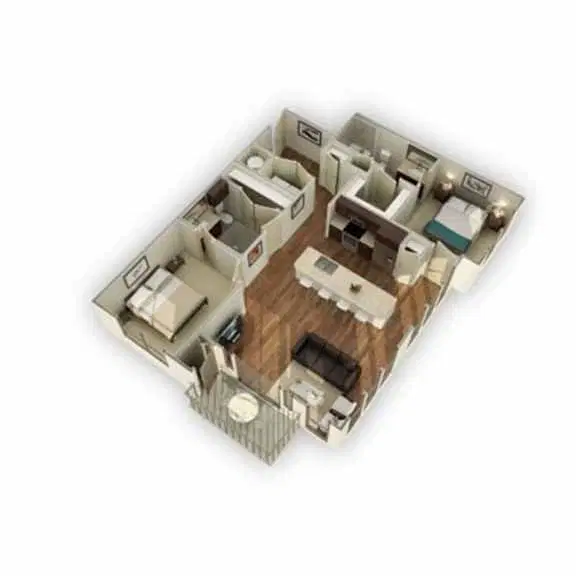 3800 Main Apartments, Houston – 2 Bed 2 Bath