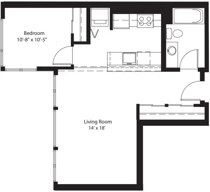 Chloe on Union Apartments, Seattle – 1 Bedroom 1 Bathroom