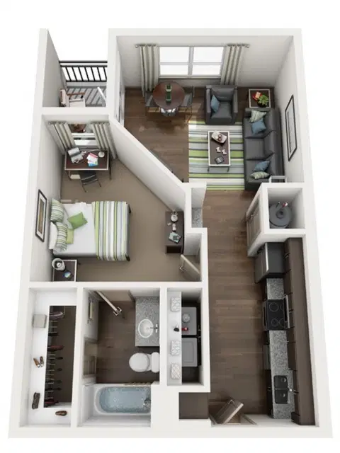 The District On Apache, Tempe – 1 Bed 1 Bath