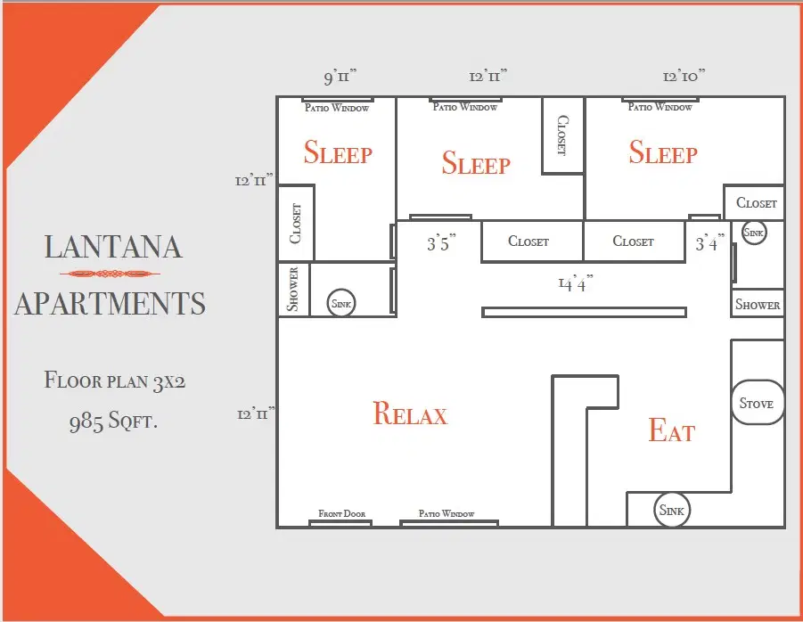 Lantana Apartments, Austin – 3 Beds 2 Baths