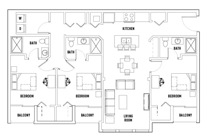 Avalon Heights, Tampa – Room in 3 Bed - 3 Bath