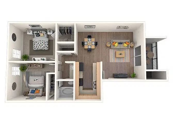 Onnix Apartments, Tempe – 2 Bed 1 Bath