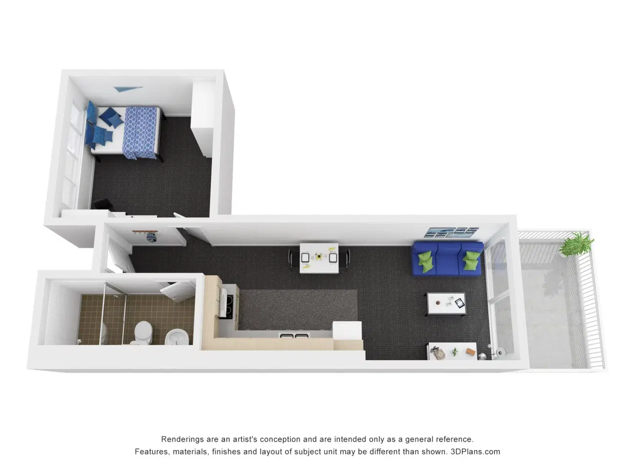 Murdoch University Village, Perth – 1 Bedroom Apartment North