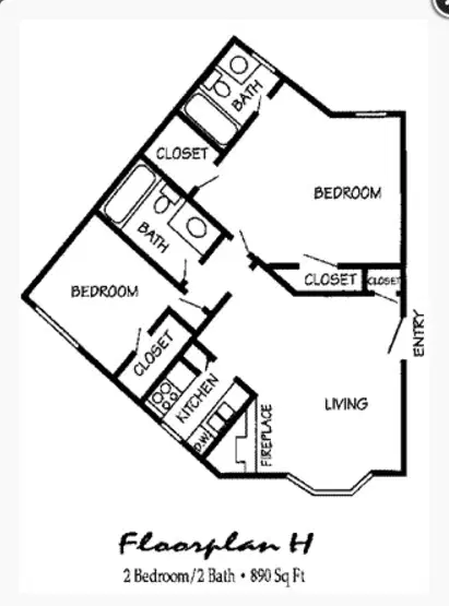 Tanglewood North Apartments, Austin – 2 Bed 2 Bath