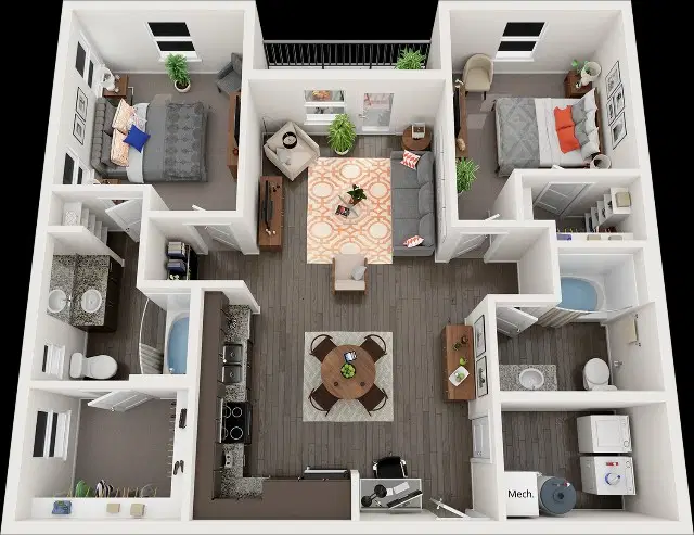 Anthem House, Gainesville – 2 Bedroom 2 Bathroom