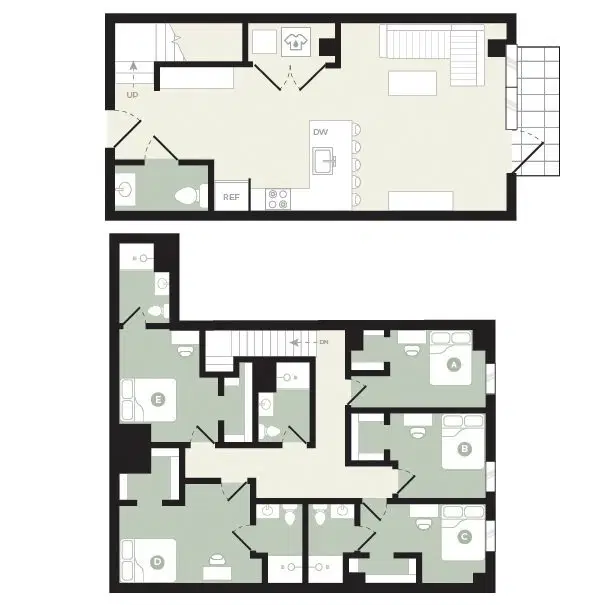 Hub College Park, College Park – 5 Bedroom 4 Bathroom