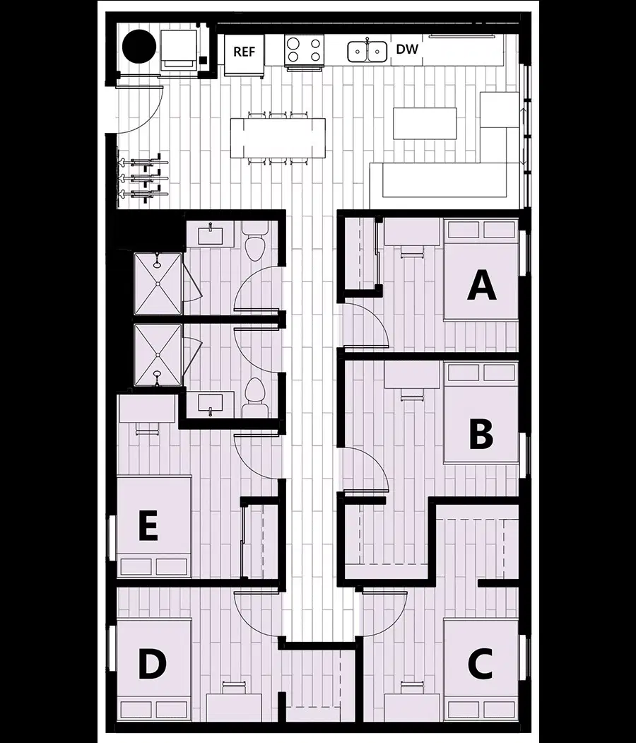 Hub On Campus Gainesville University, Gainesville – 5 Bed 2 Bath