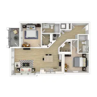 The Row on the 5th, Gainesville – 2 Bed 2 Bath