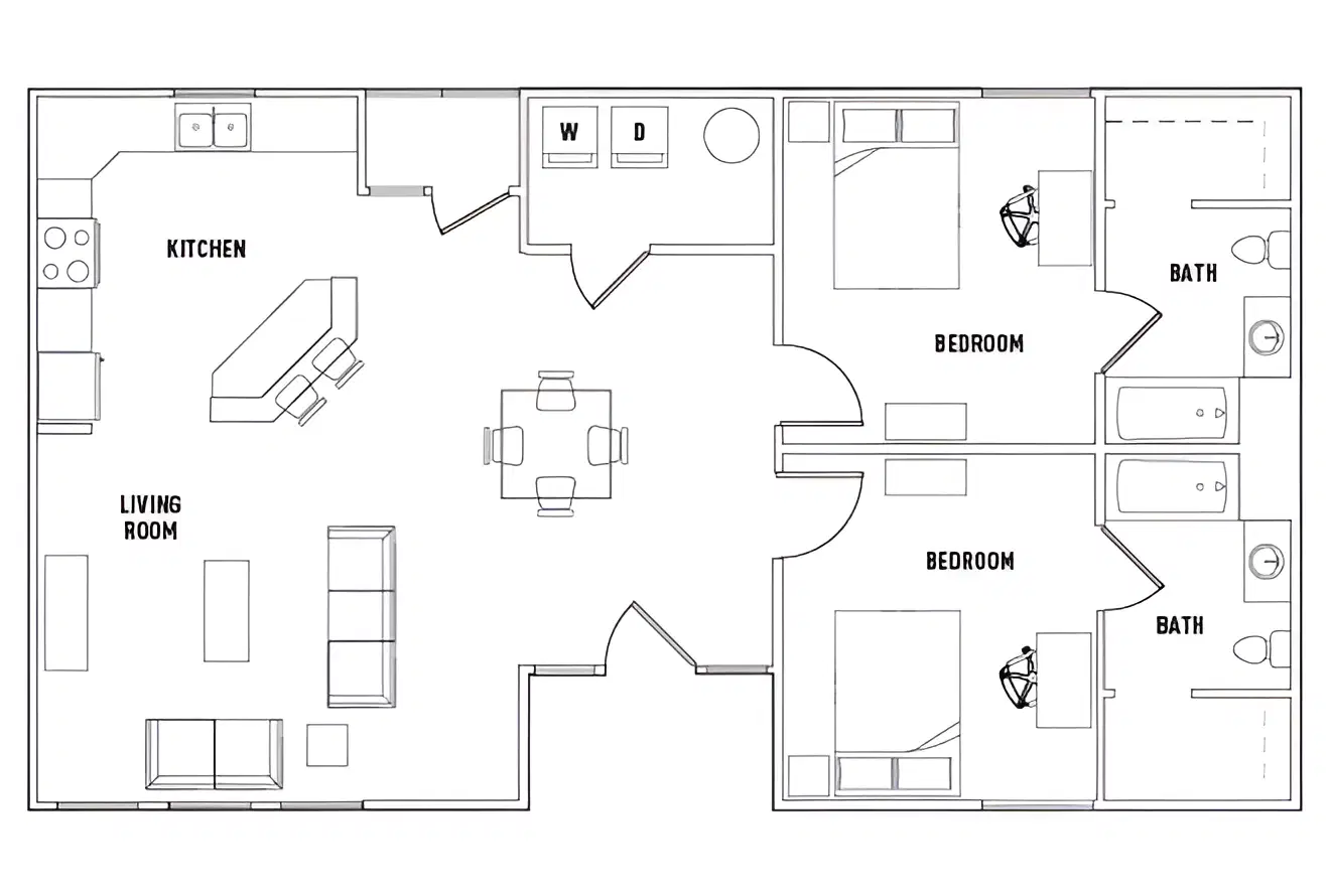 The Province, Tampa – Room in 2 Bed - 2 Bath Cottage