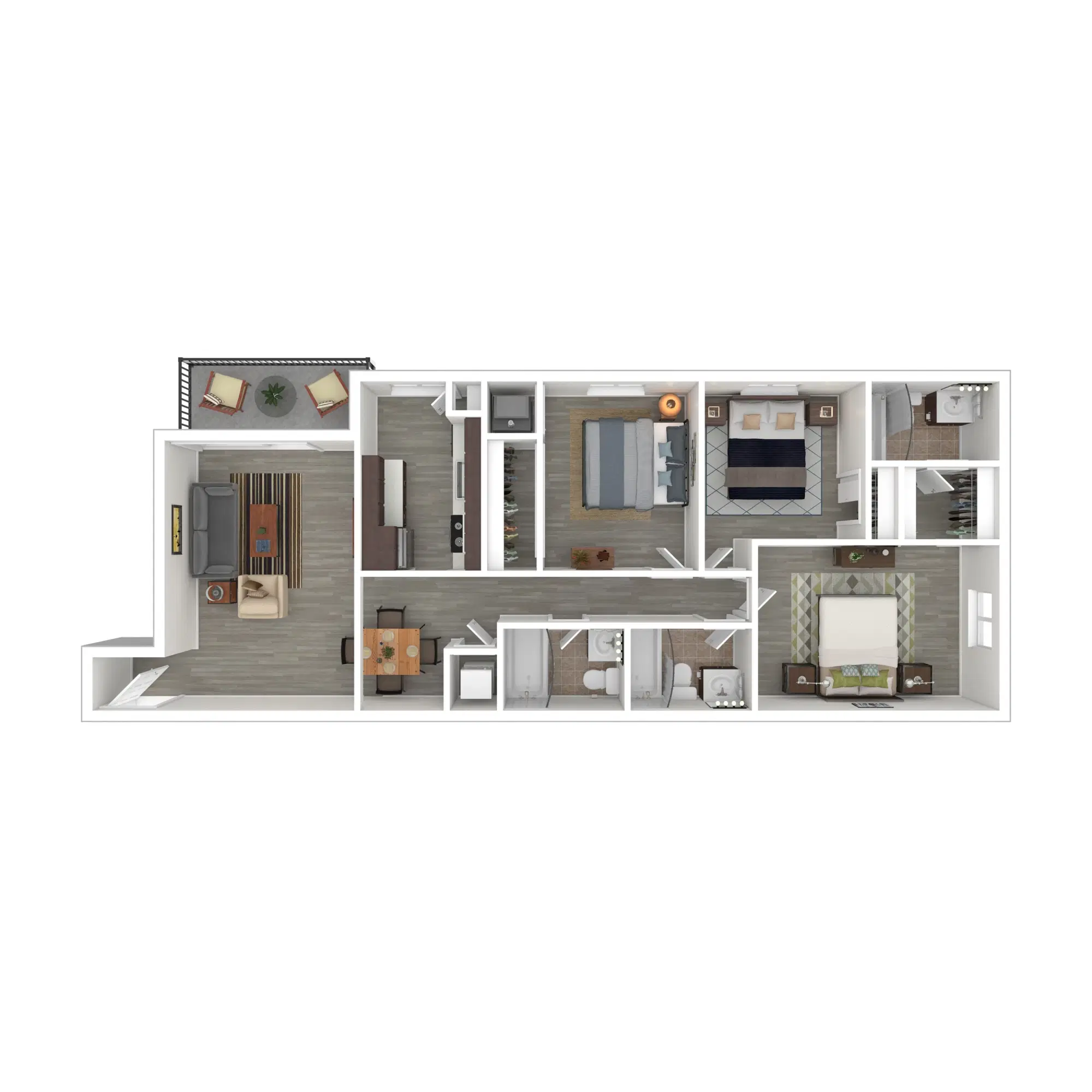Terrace View, Blacksburg – Room in 3 Bedroom 3 Bathroom | 3x3 Tier 1