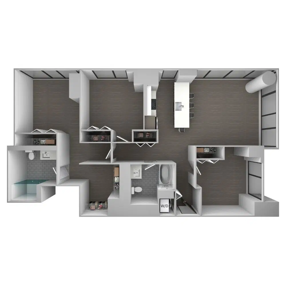 Aspire Residences, Chicago – 3 Bed 2 Bath