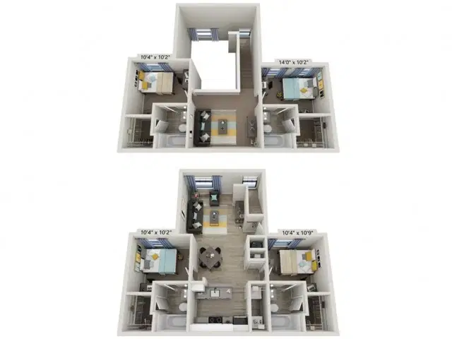 The Lofts Orlando, Orlando – 4 Bedroom 4 Bathroom