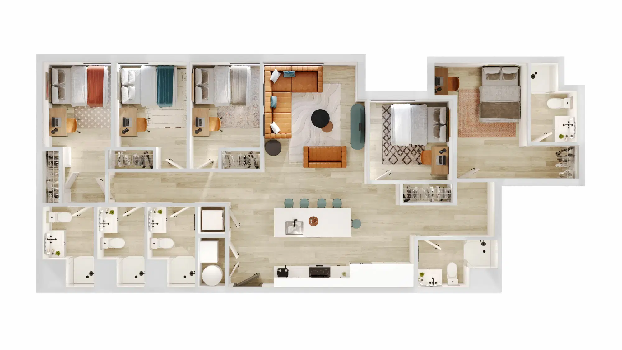 Verve Ann Arbor, Ann Arbor – Room in 5 Bed 5 Bath | 5BR - 04
