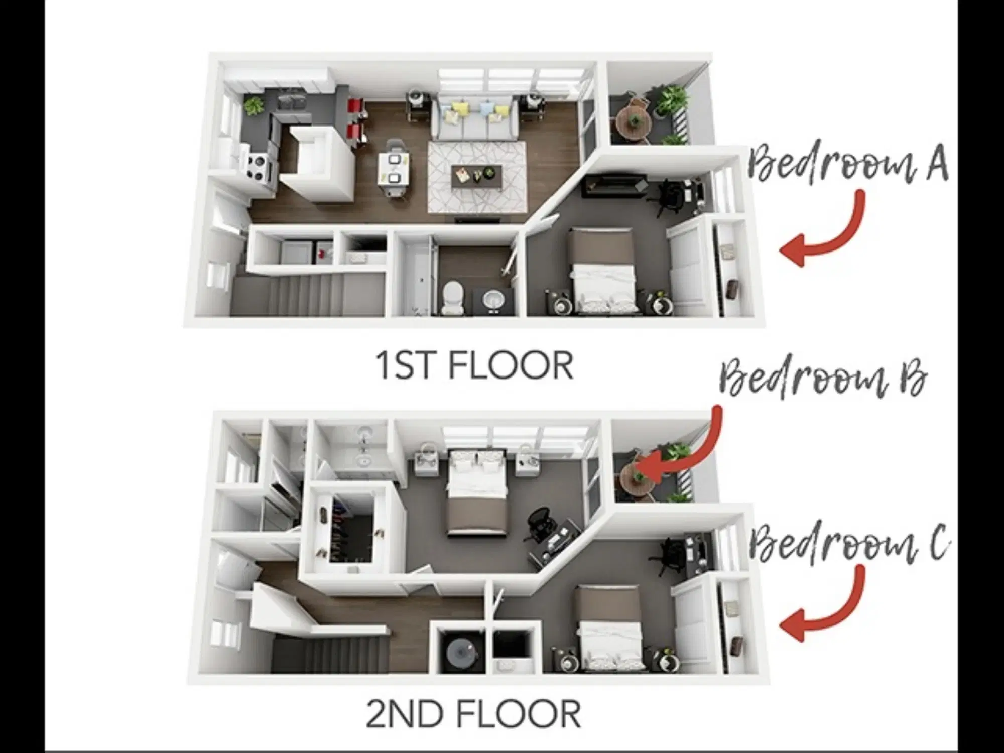On50, Tampa – Standard Room in 3 Bedroom 2 Bathroom