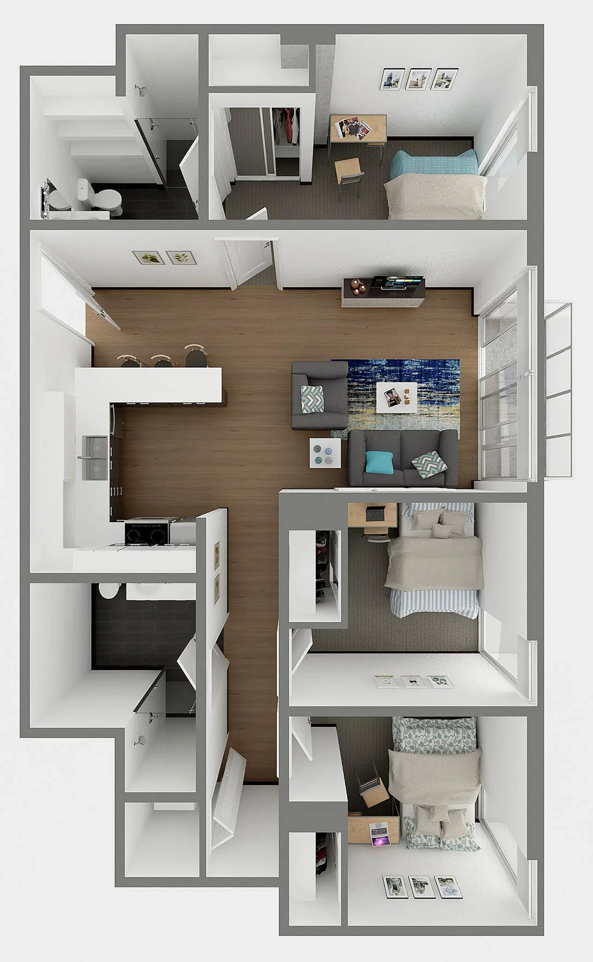 The Pacific, Tucson – Pacific C1 - 3 Bed 2 Bath