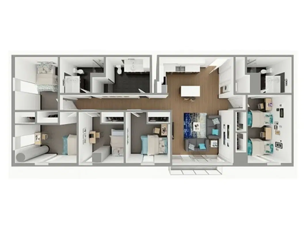 The Pacific, Tucson – Pacific E1 - 5 Bed 3 Bath