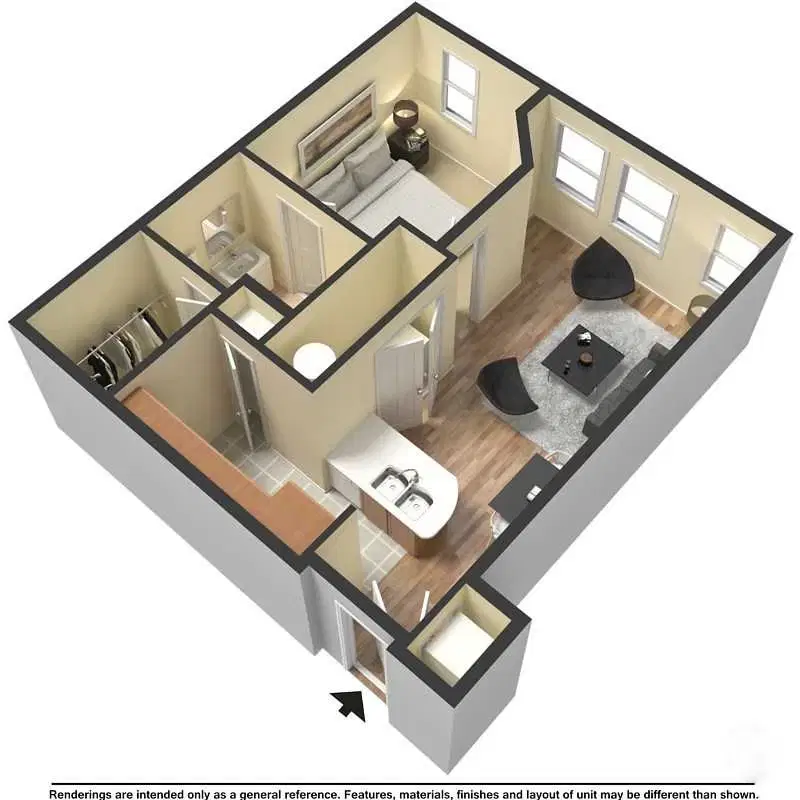 The Haven at Sav, Savannah – 1 Bed 1 Bath