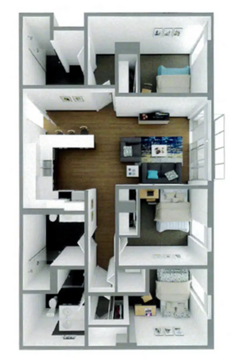 The Pacific, Tucson – Pacific C3 - 3 Bed 3 Bath