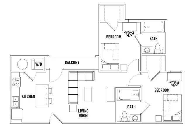 Campus Edge On UTA Boulevard, Arlington – Room in 2 Bed - 2 Bath