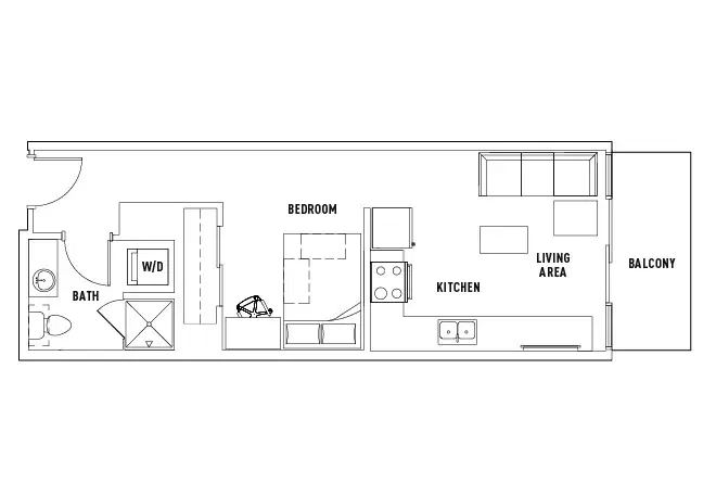 Campus Edge Ann Arbor, Ann Arbor – Studio A