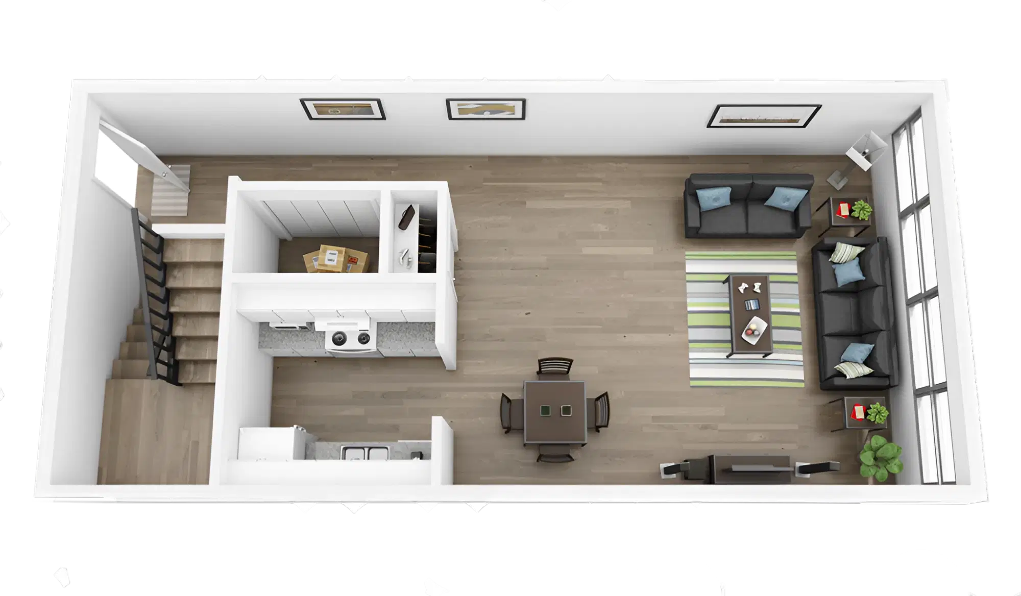 The Courtyards, Gainesville – 2 Bed 1 Bath