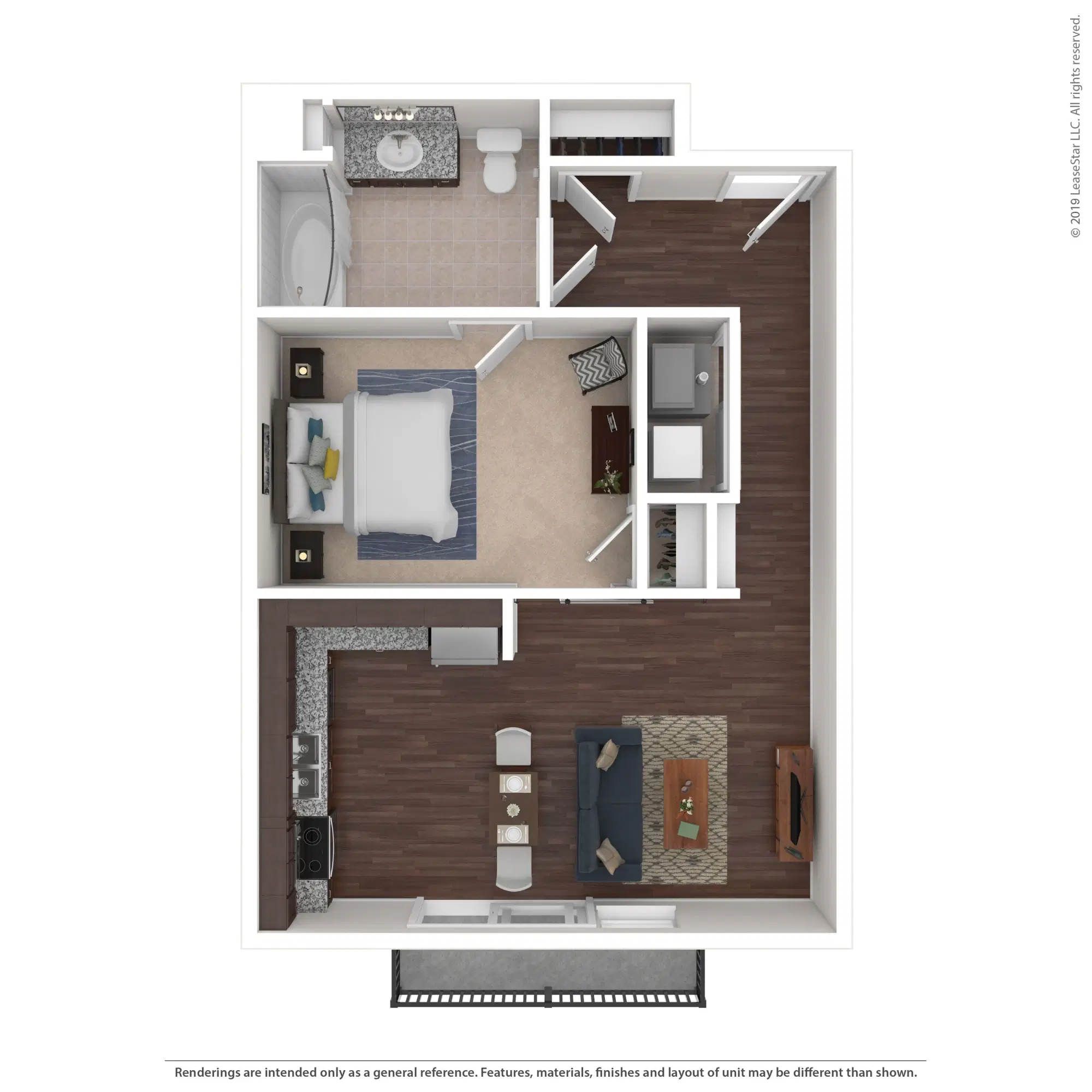600 Goodale, Columbus – The Branson - Studio