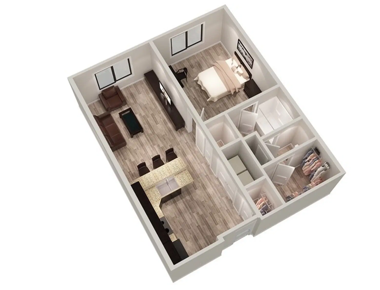 The Griff, Columbus – A1 - 1 Bed 1 Bath