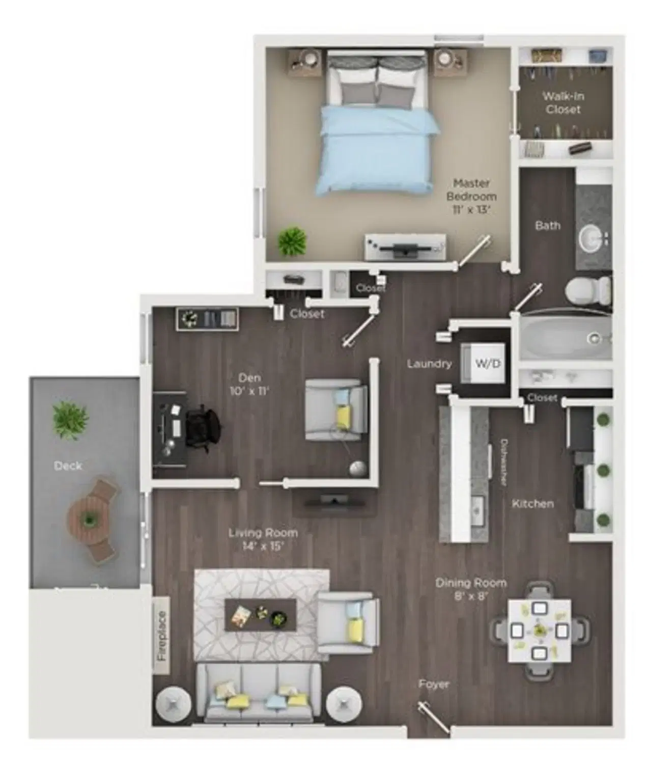 Grandview Apartments, Columbus – BR - 2 Bed 1 Bath